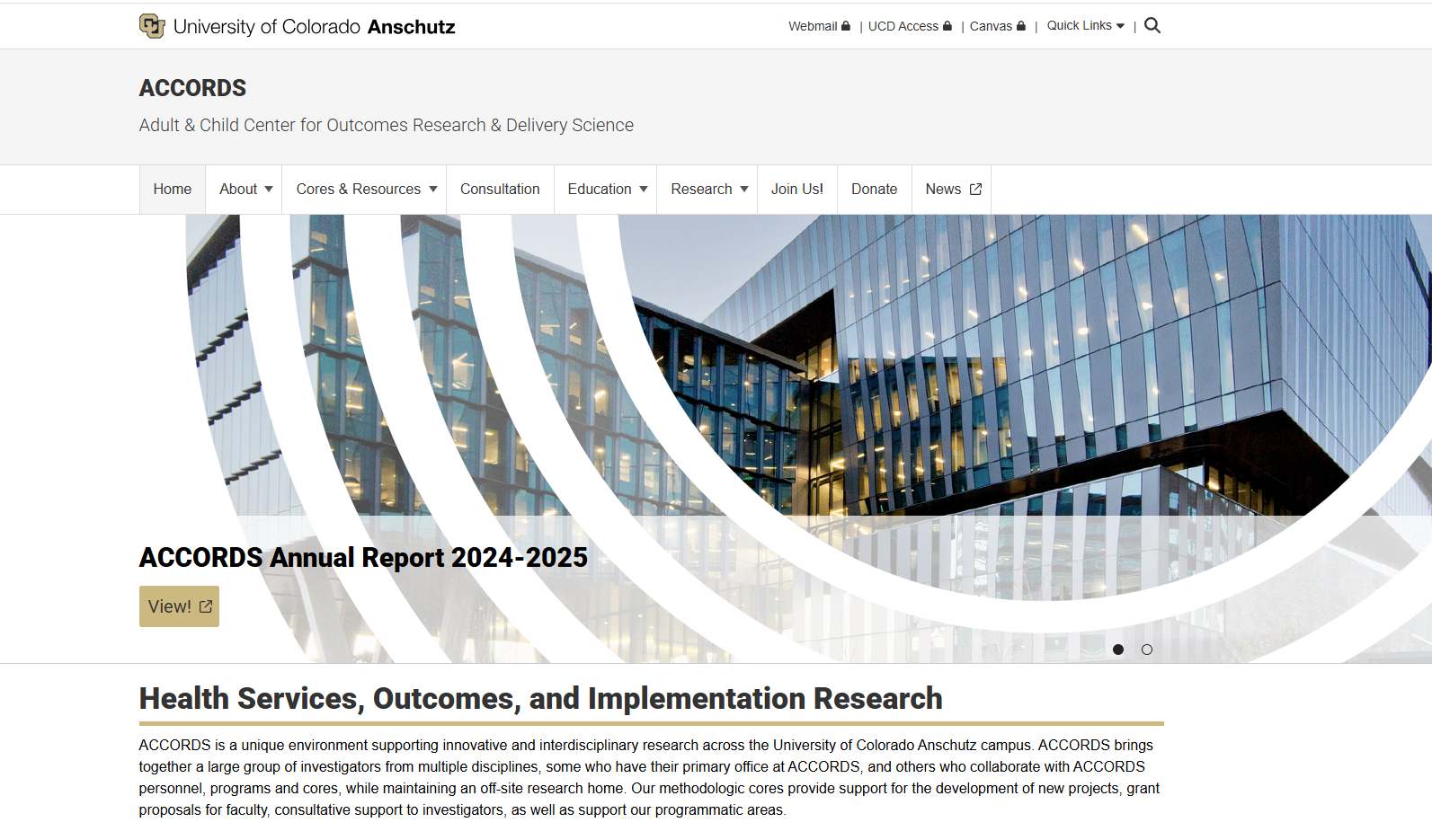 ACCORDS website management preview